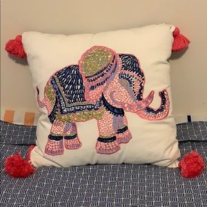 Lilly Pulitzer Elephant Throw Pillow